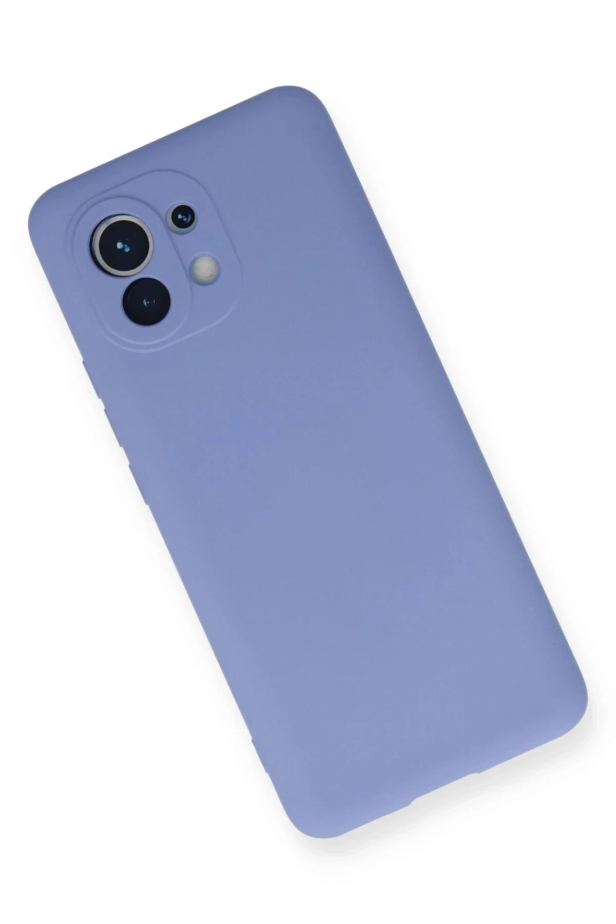 Newface Xiaomi Mi 11 Kılıf Nano İçi Kadife Silikon - Lila