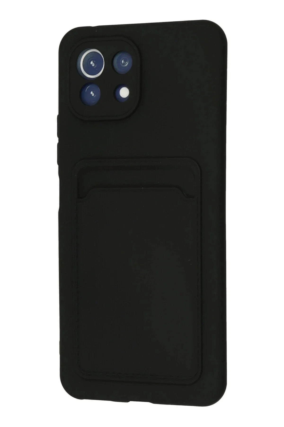 Newface Xiaomi Mi 11 Kılıf Kelvin Kartvizitli Silikon - Siyah