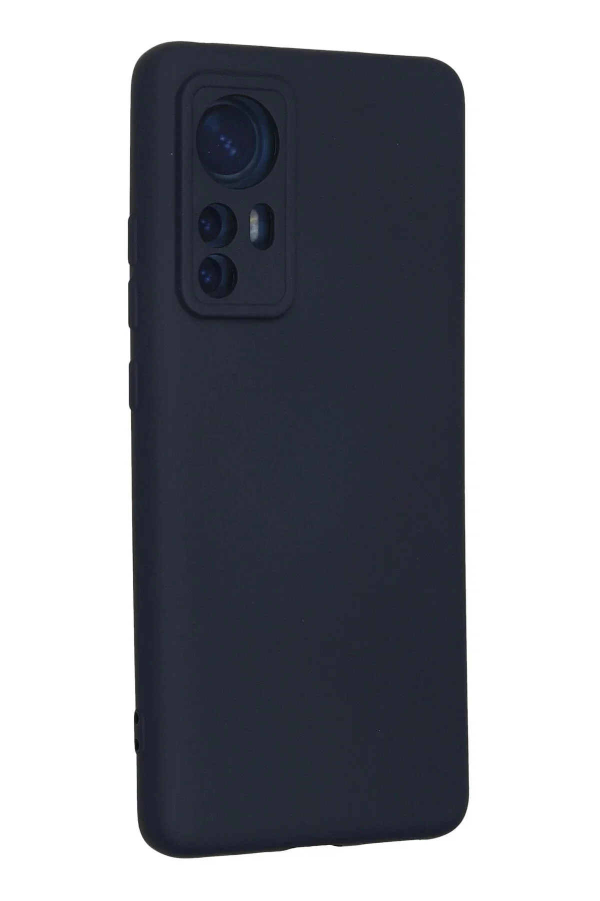Newface Xiaomi Mi 12 Kılıf Nano İçi Kadife Silikon - Lacivert