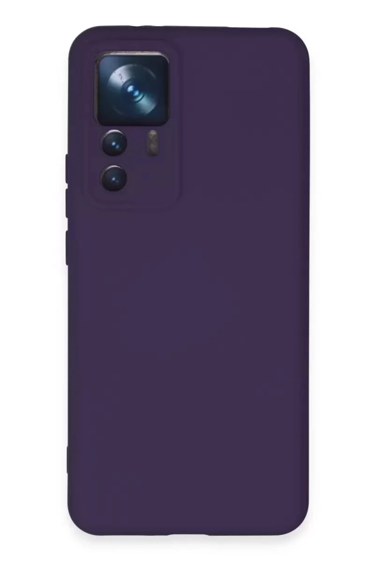 Newface Xiaomi Mi 12t Pro Kılıf Nano İçi Kadife Silikon - Mor