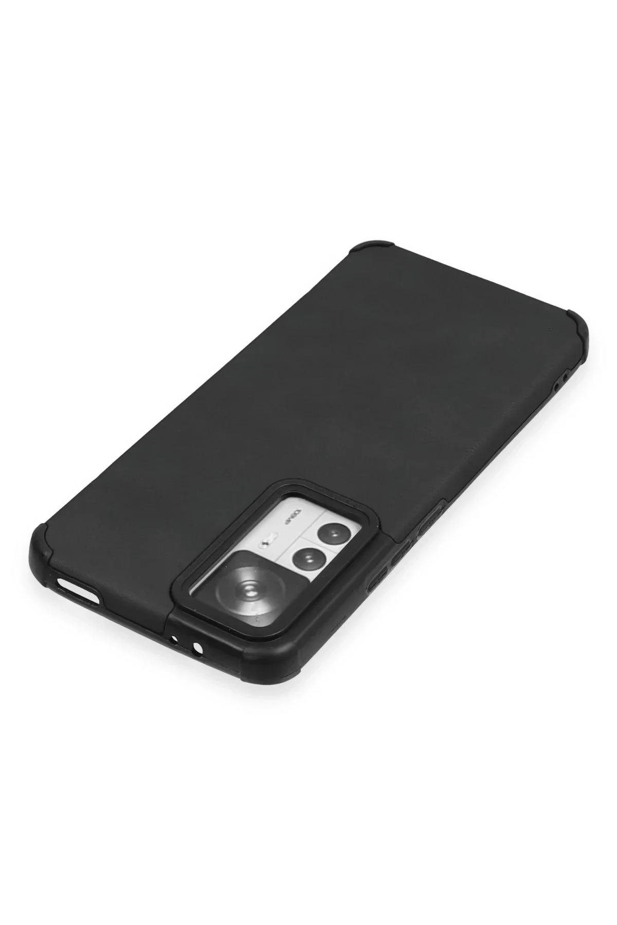 Newface Xiaomi Mi 12t Kılıf Loop Deri Silikon - Siyah