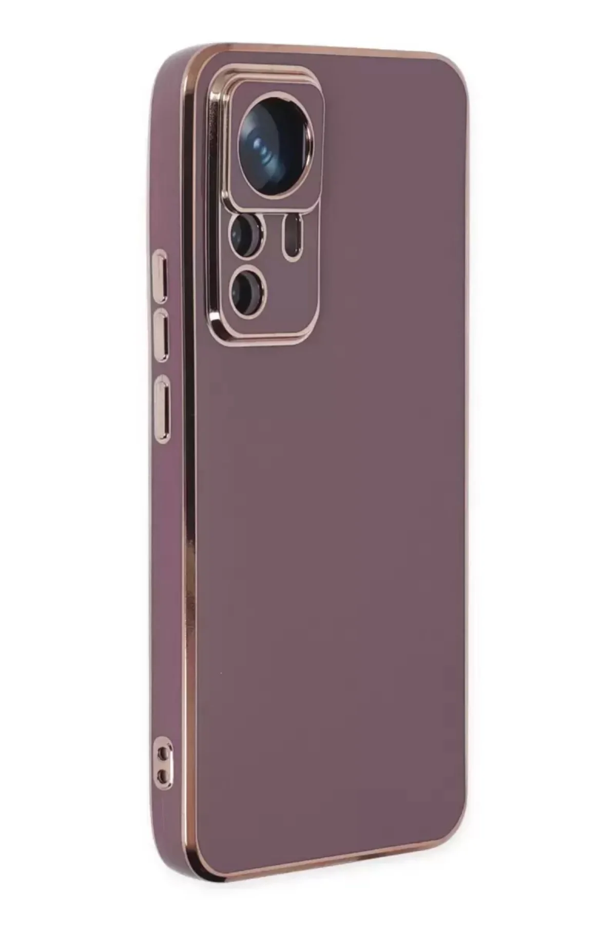 Newface Xiaomi Mi 12t Pro Kılıf Volet Silikon - Mor