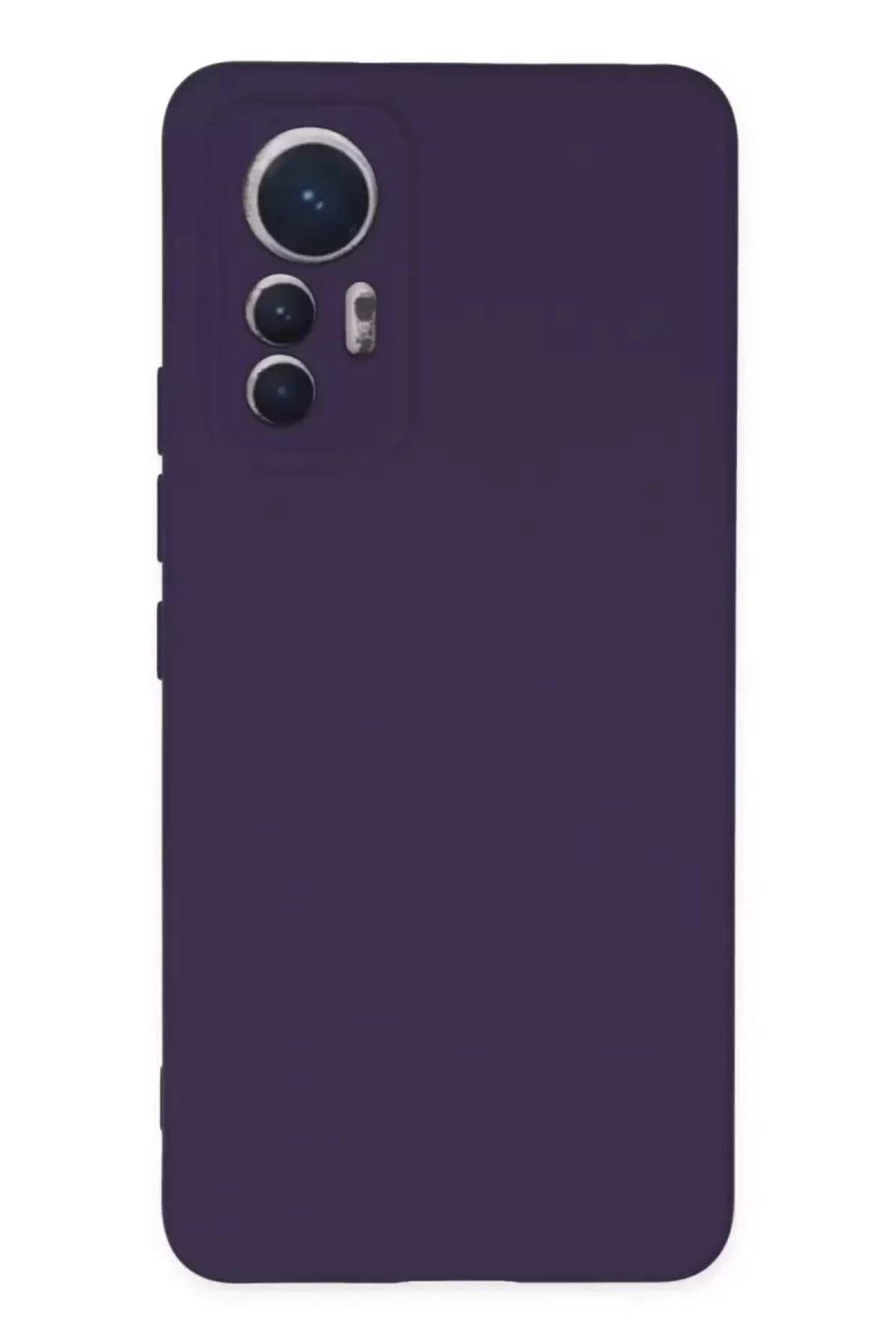 Newface Xiaomi Mi 12 Lite Kılıf Nano İçi Kadife Silikon - Mor
