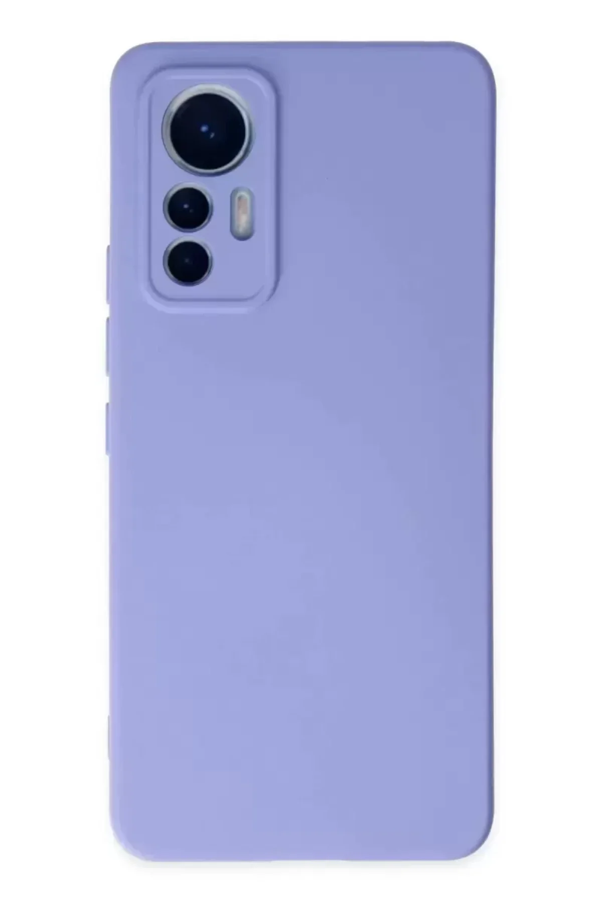 Newface Xiaomi Mi 12 Lite Kılıf Nano İçi Kadife Silikon - Lila