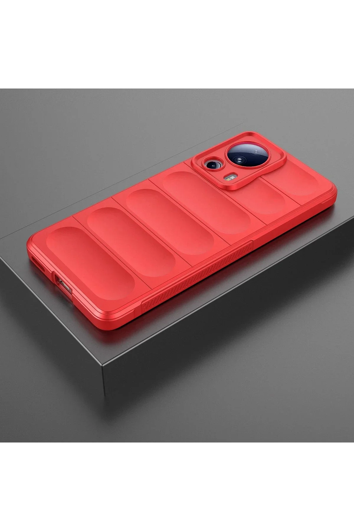 Newface Xiaomi Mi 13 Lite Kılıf Optimum Silikon - Kırmızı