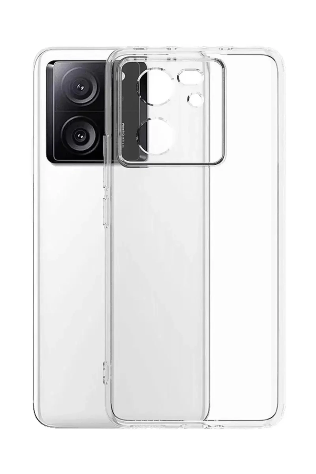 Newface Xiaomi Mi 13t Pro Kılıf Lüx Şeffaf Silikon