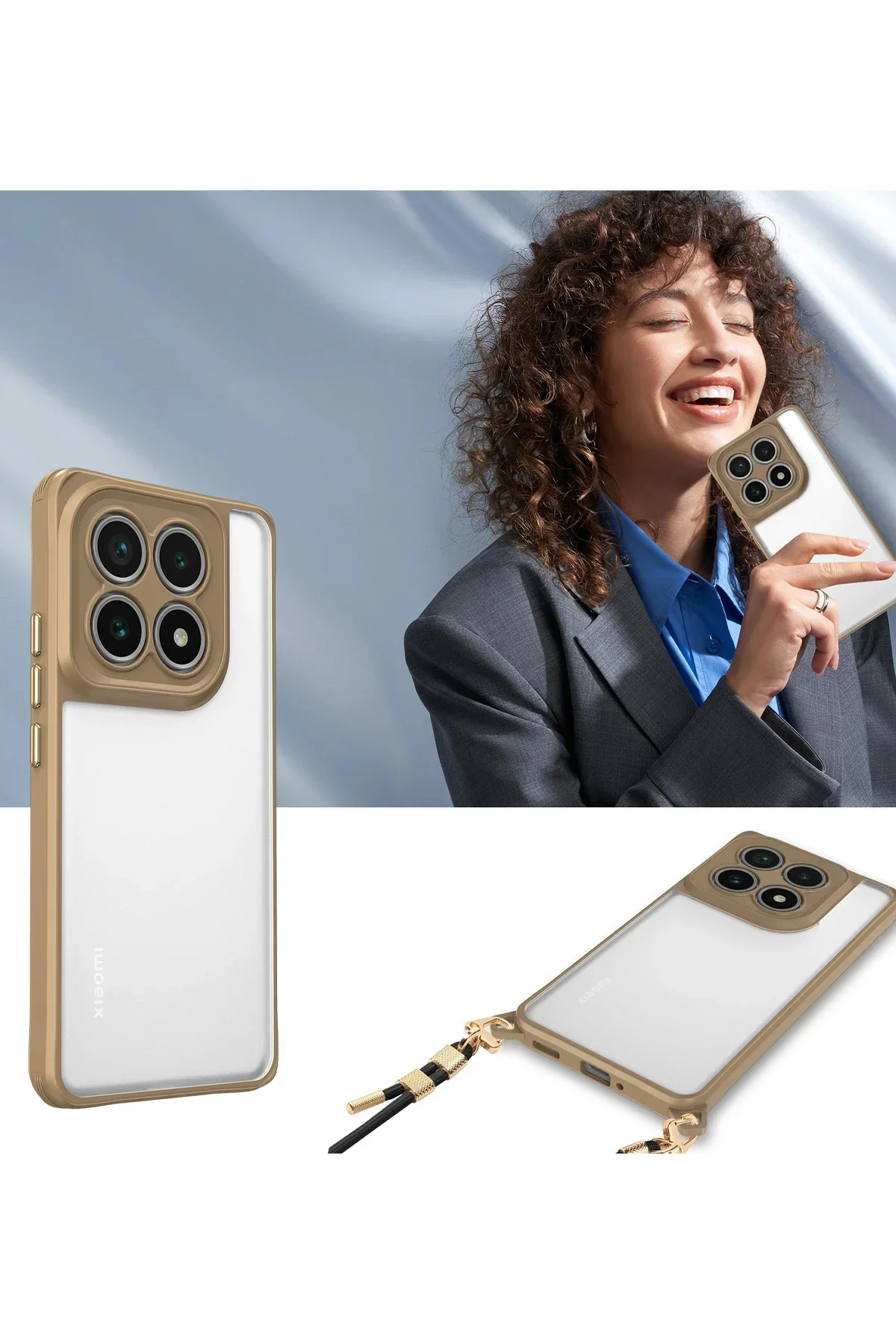 Newface Xiaomi Mi 14t Kılıf Penta Silikon Kılıf - Titan Gri