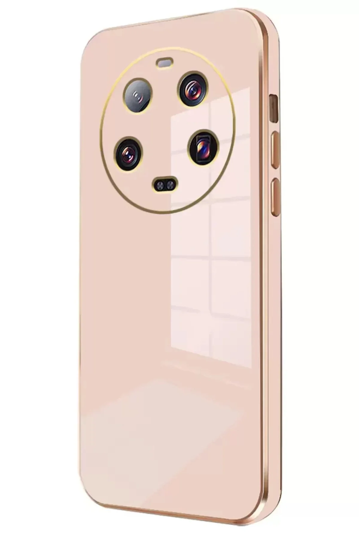 Newface Xiaomi Mi 14 Ultra Kılıf Volet Silikon - Pembe