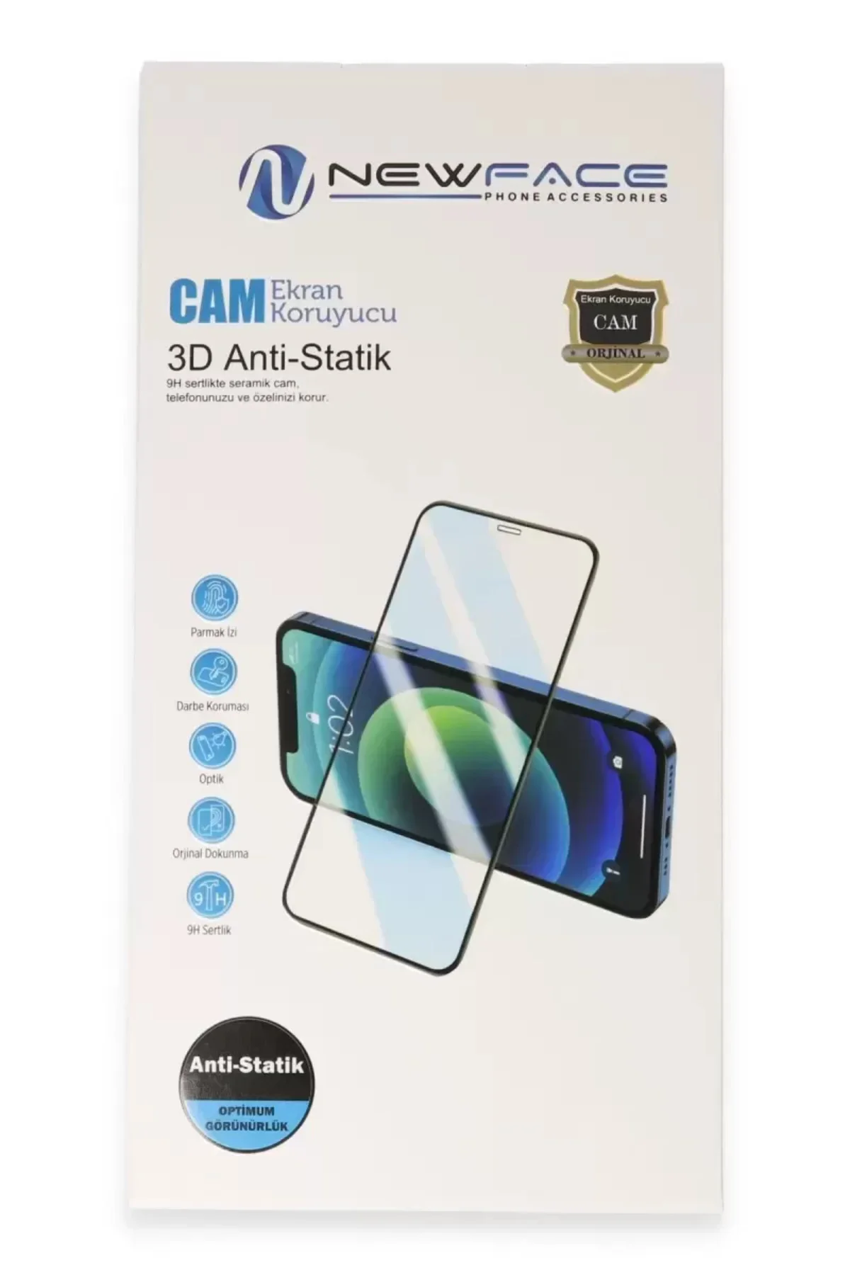 Newface Xiaomi Mi 15t 3d Antistatik Cam Ekran Koruyucu - Siyah