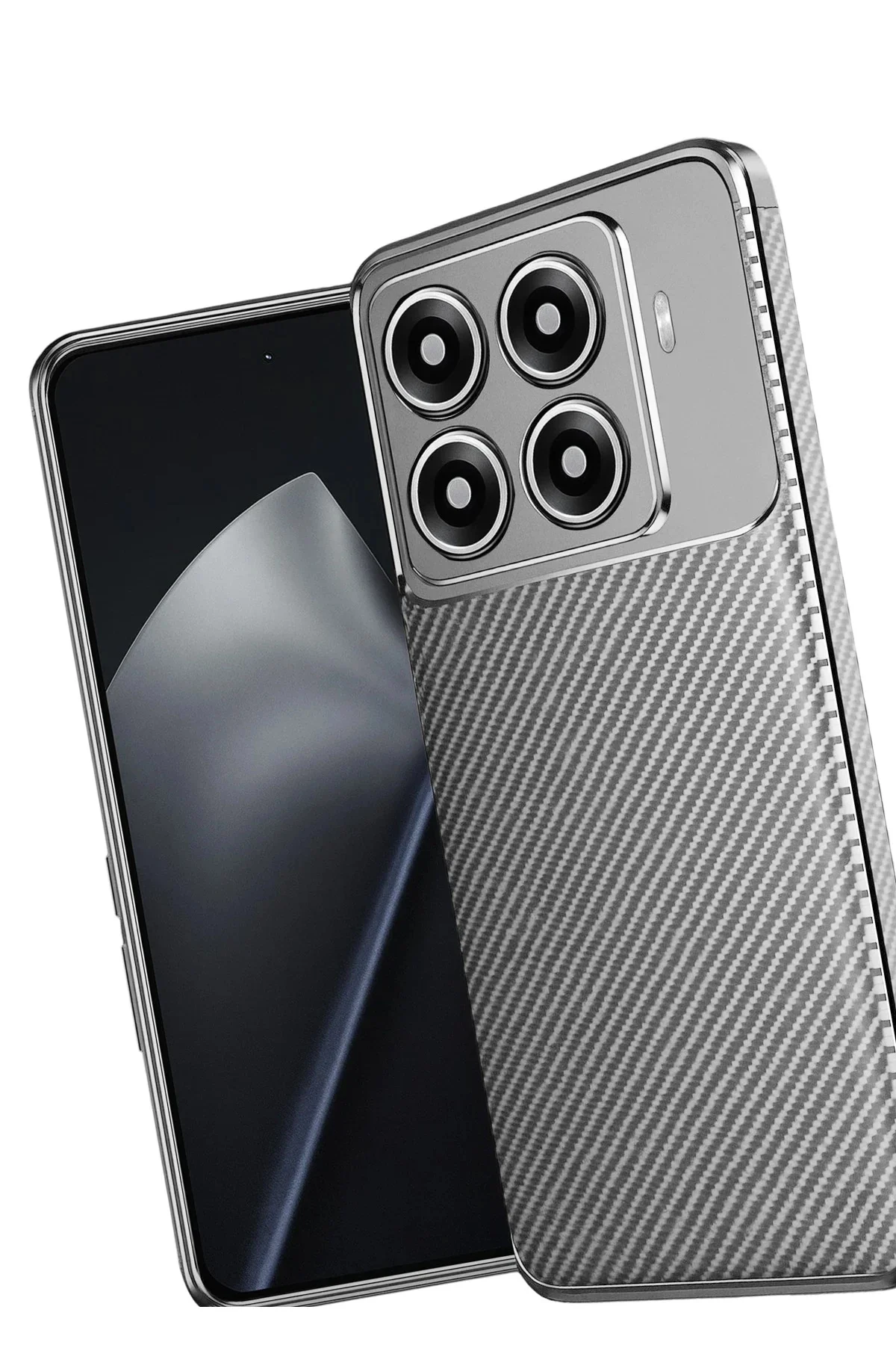 Newface Xiaomi Mi 15t Pro Auto Focus Karbon Kapak - Gri