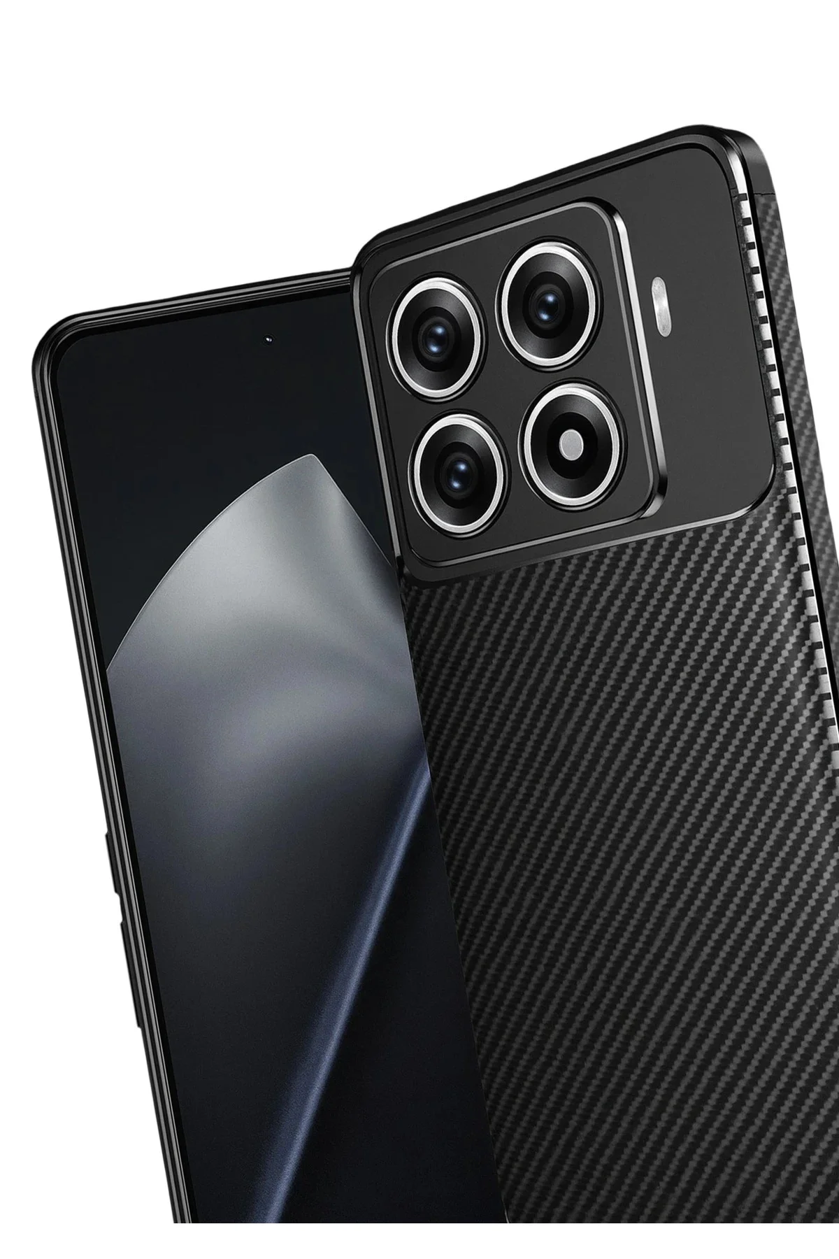 Newface Xiaomi Mi 15t Pro Auto Focus Karbon Kapak - Siyah