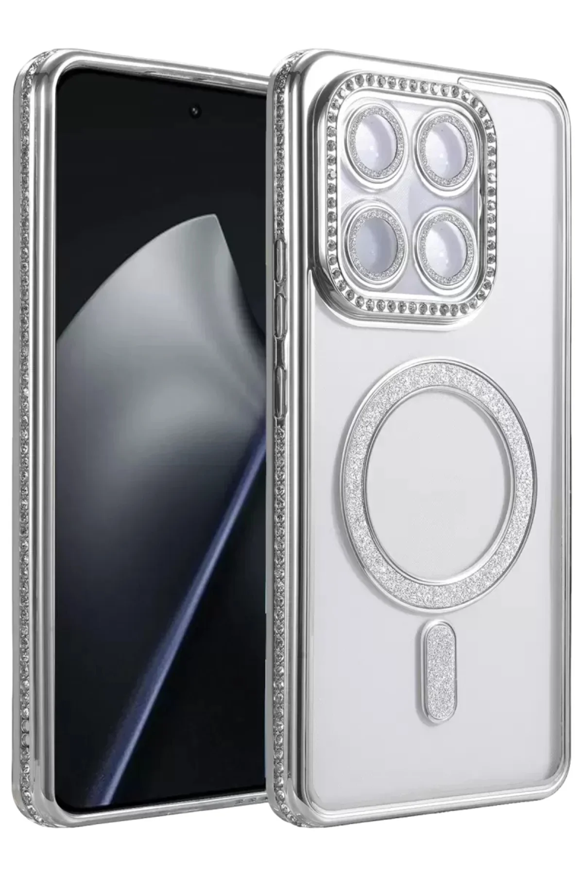 Newface Xiaomi Mi 15t Pro Joke Simli Magneticsafe Kılıf - Gümüş