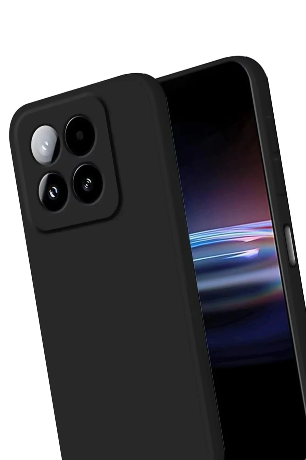 Newface Xiaomi Mi 15t First Silikon - Siyah