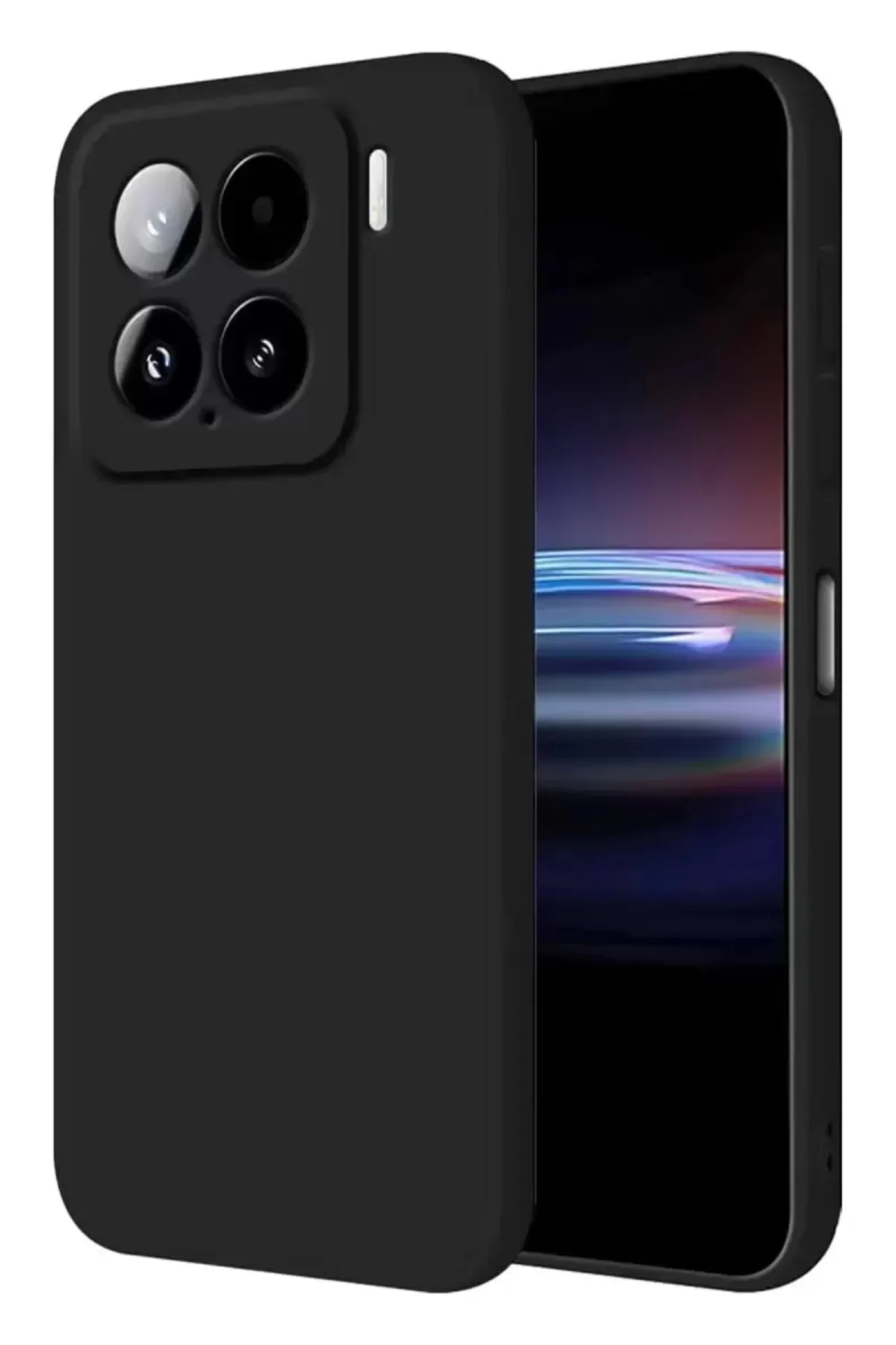 Newface Xiaomi Mi 15 Kılıf Nano İçi Kadife Silikon - Siyah