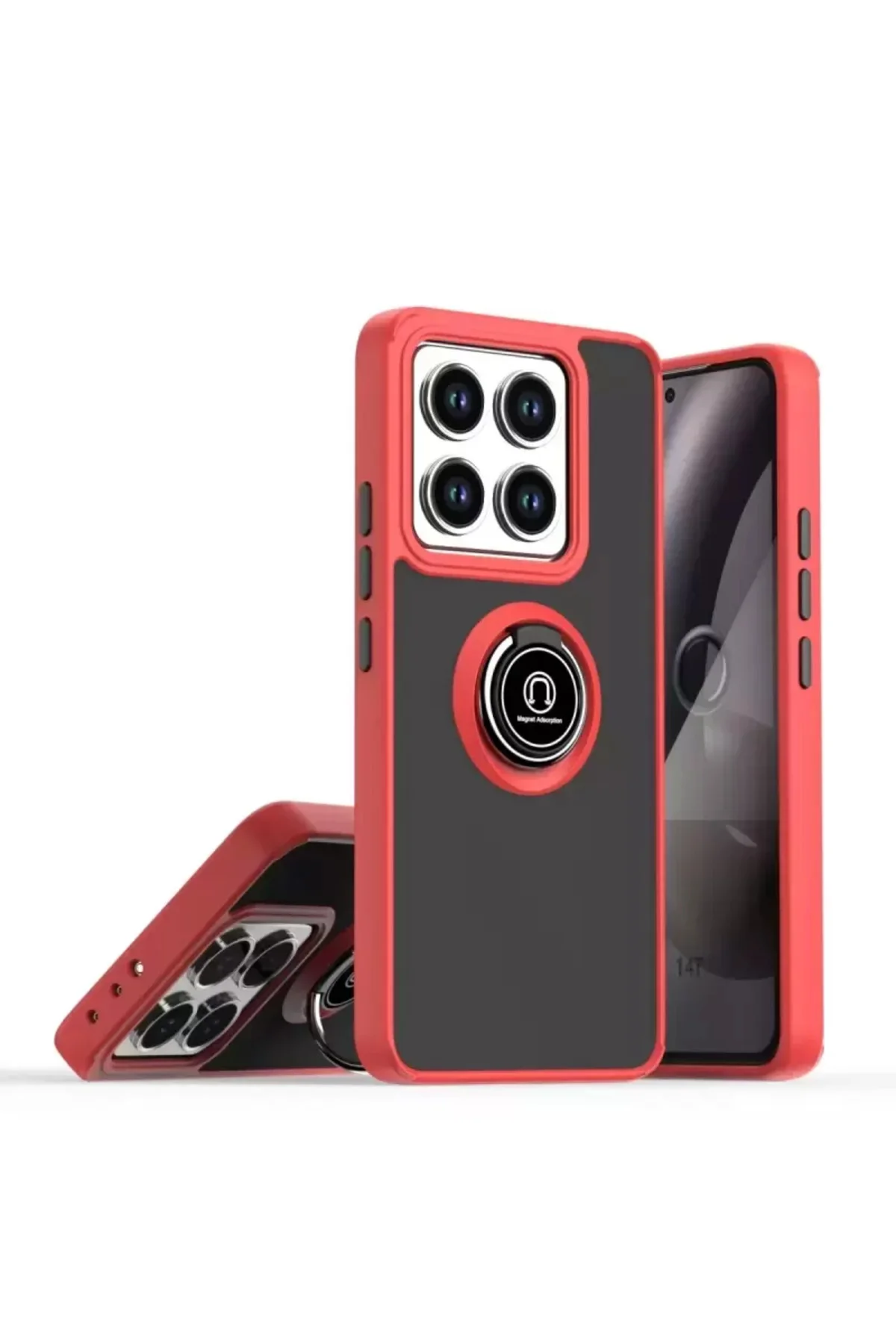 Newface Xiaomi Mi 15 Pro Kılıf Montreal Yüzüklü Silikon Kapak - K