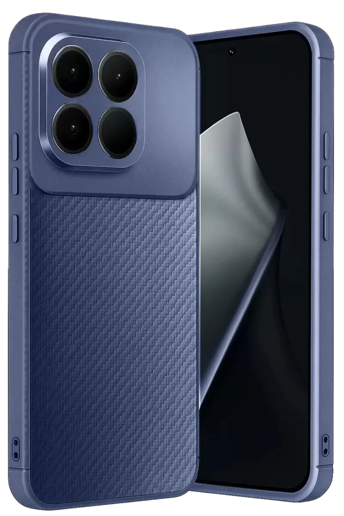 Newface Xiaomi Mi 15t Auto Focus Karbon Kapak - Lacivert