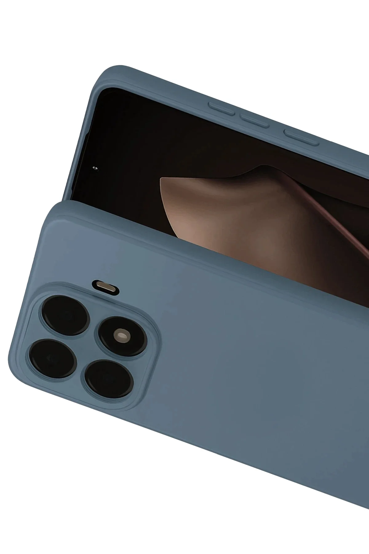 Newface Xiaomi Mi 15t Pro Nano İçi Kadife Silikon - Gri
