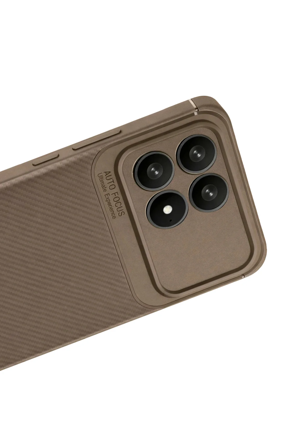 Newface Xiaomi Poco F8 Pro Auto Focus Karbon Kapak - Kahverengi