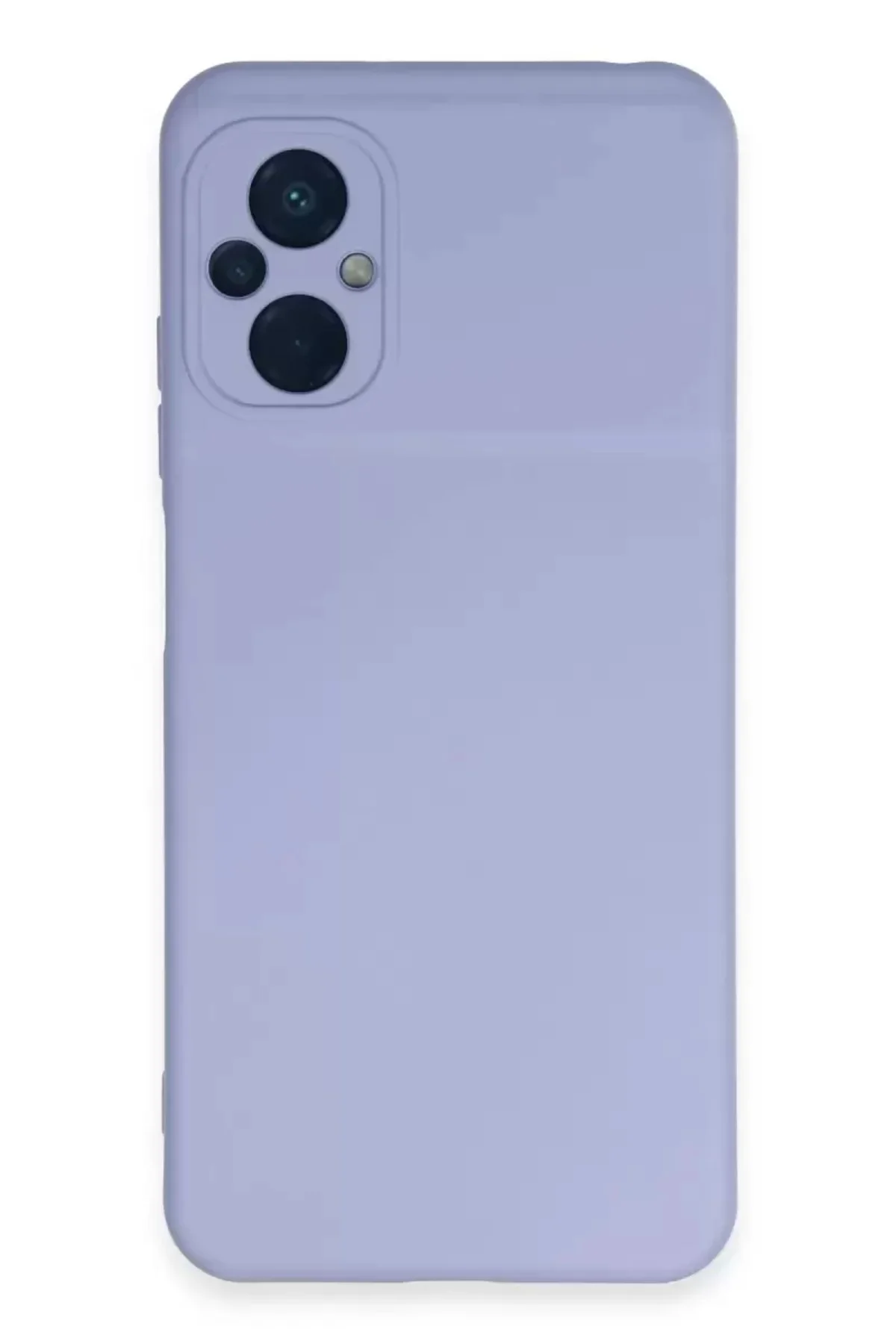 Newface Xiaomi Poco M5 Kılıf Nano İçi Kadife Silikon - Lila