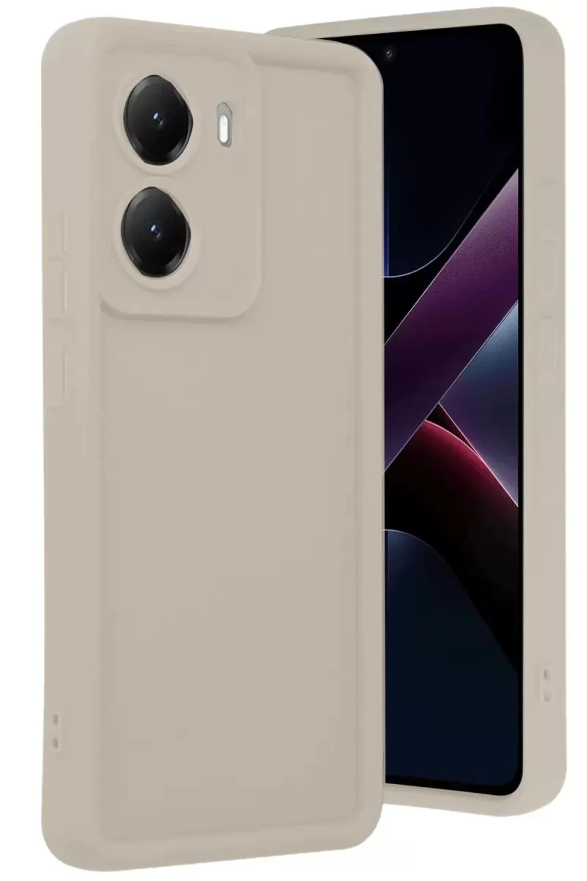 Newface Xiaomi Poco X7 Pro Viera Silikon - Krem