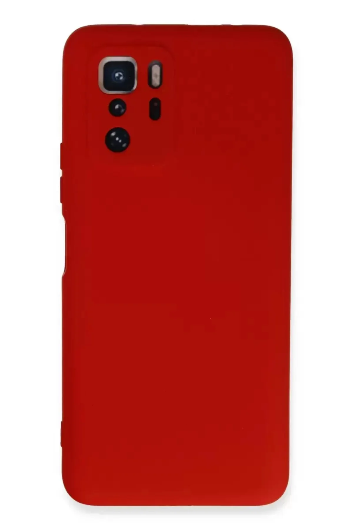 Newface Xiaomi Poco X3 Gt Kılıf Nano İçi Kadife Silikon - Kırmızı