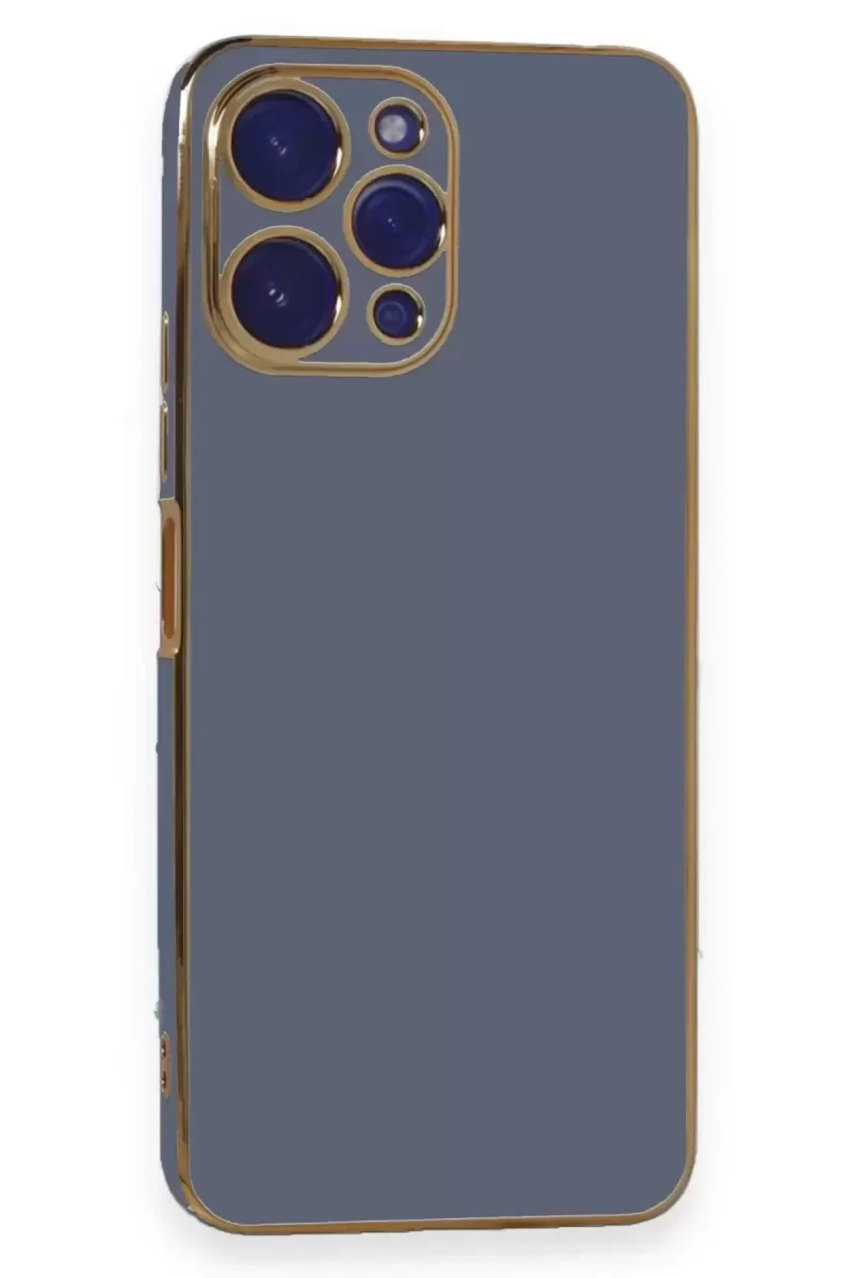 Newface Xiaomi Poco M6 Pro 5g Kılıf Volet Silikon - Mavi