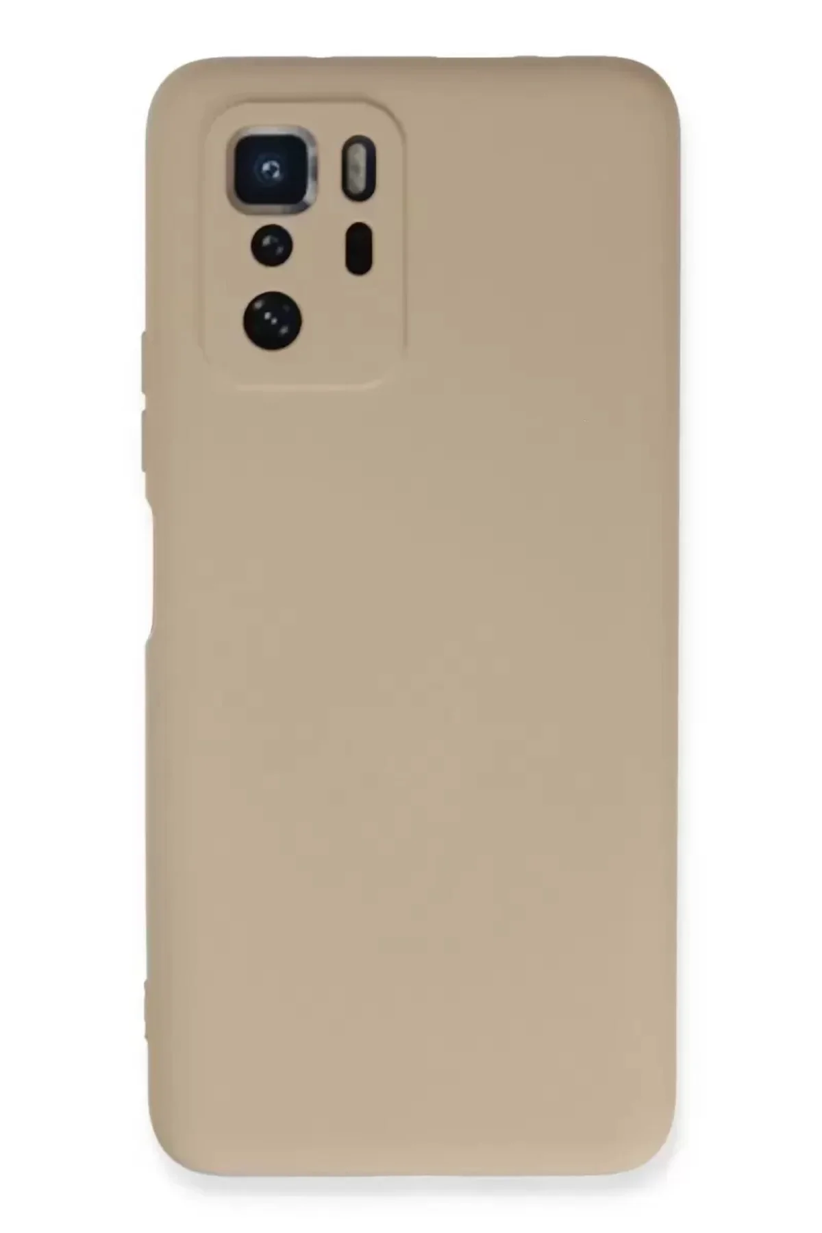 Newface Xiaomi Poco X3 Gt Kılıf Nano İçi Kadife Silikon - Pudra