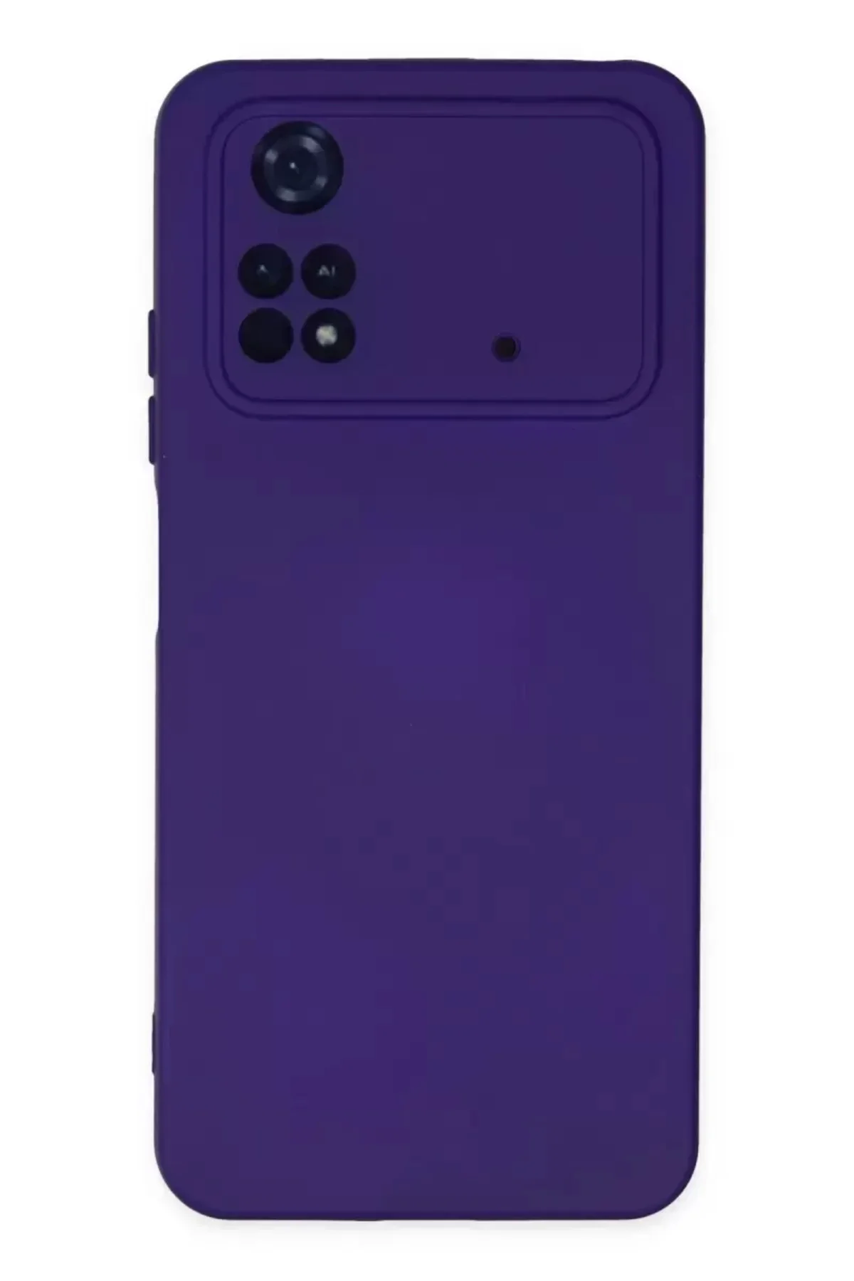 Newface Xiaomi Poco M4 Pro 4g Kılıf Nano İçi Kadife Silikon - Mor