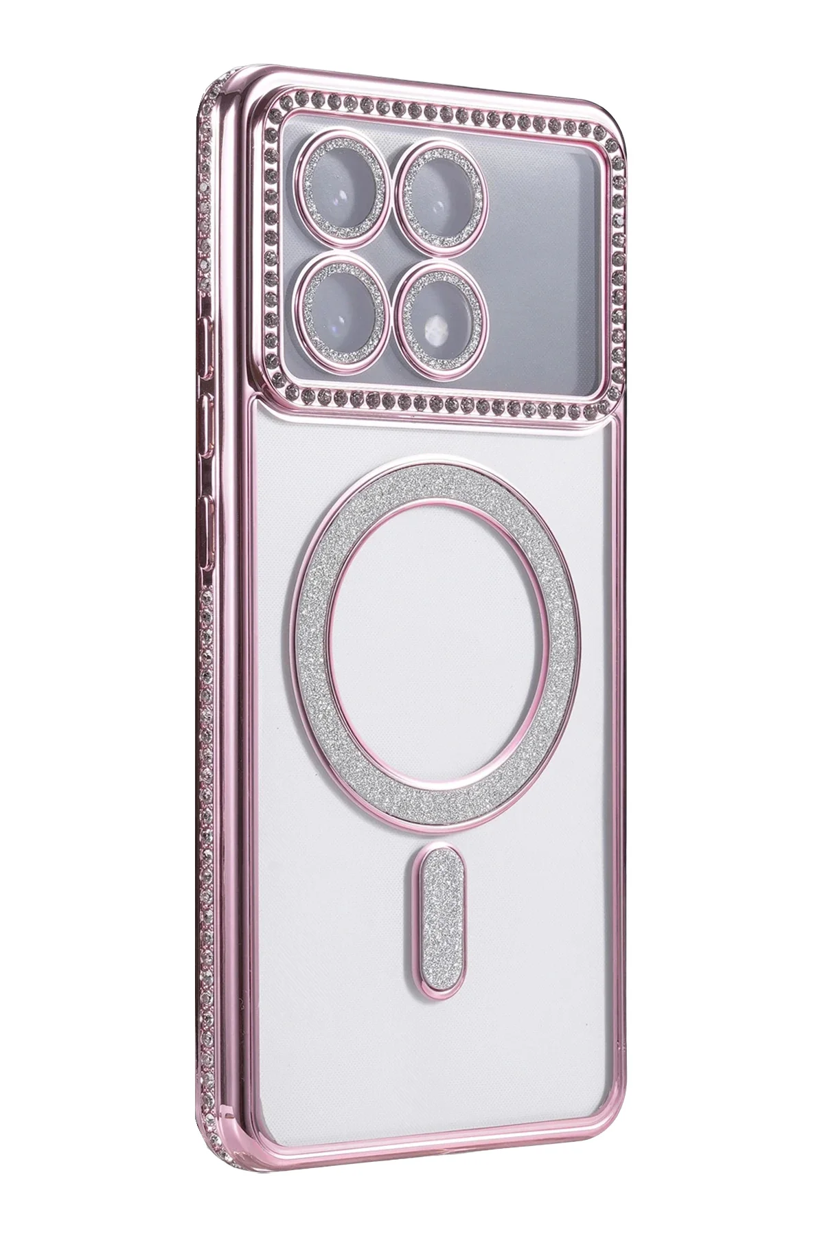 Newface Xiaomi Poco X6 Pro Joke Simli Magneticsafe Kılıf - Pembe