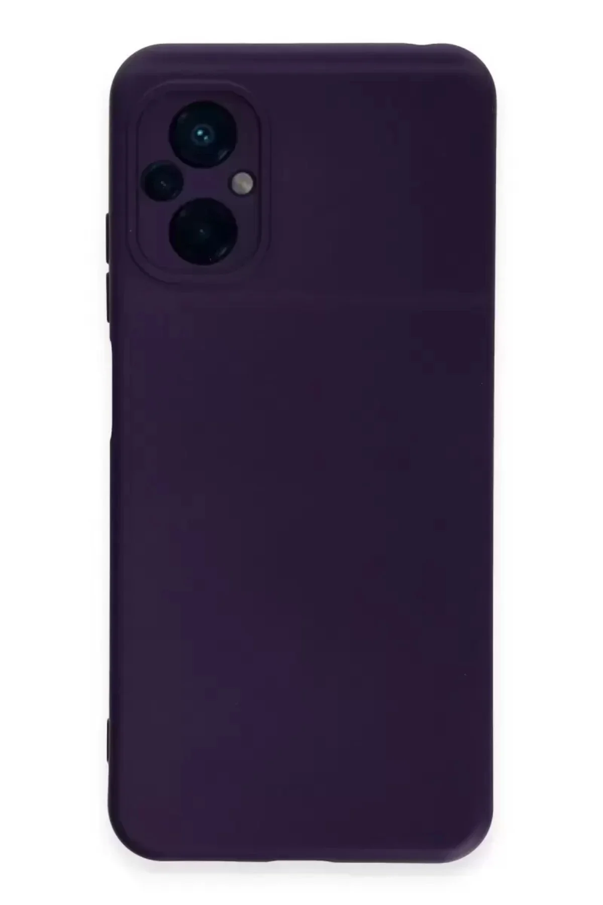 Newface Xiaomi Poco M5 Kılıf Nano İçi Kadife Silikon - Mor