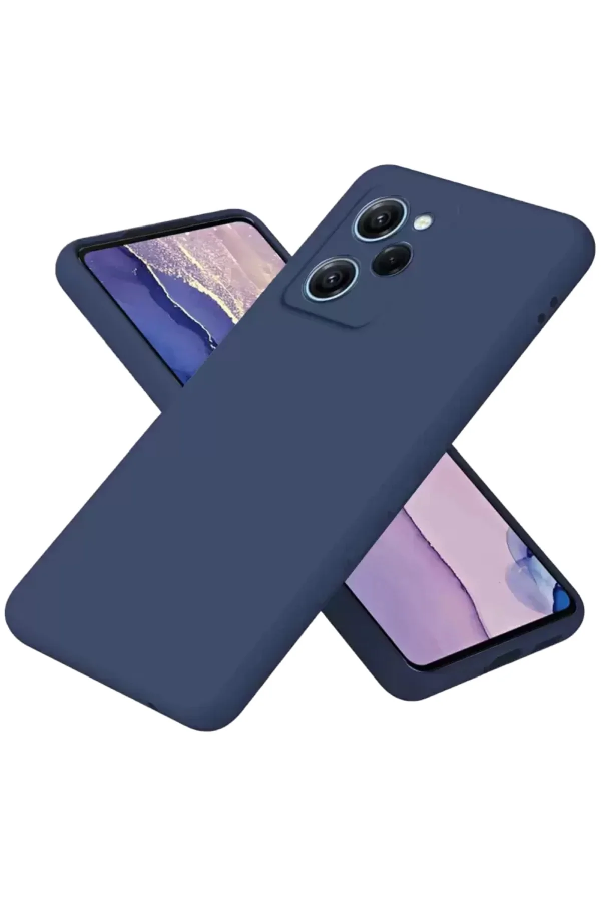 Newface Xiaomi Poco X5 Pro 5g Nano İçi Kadife Silikon - Lacivert