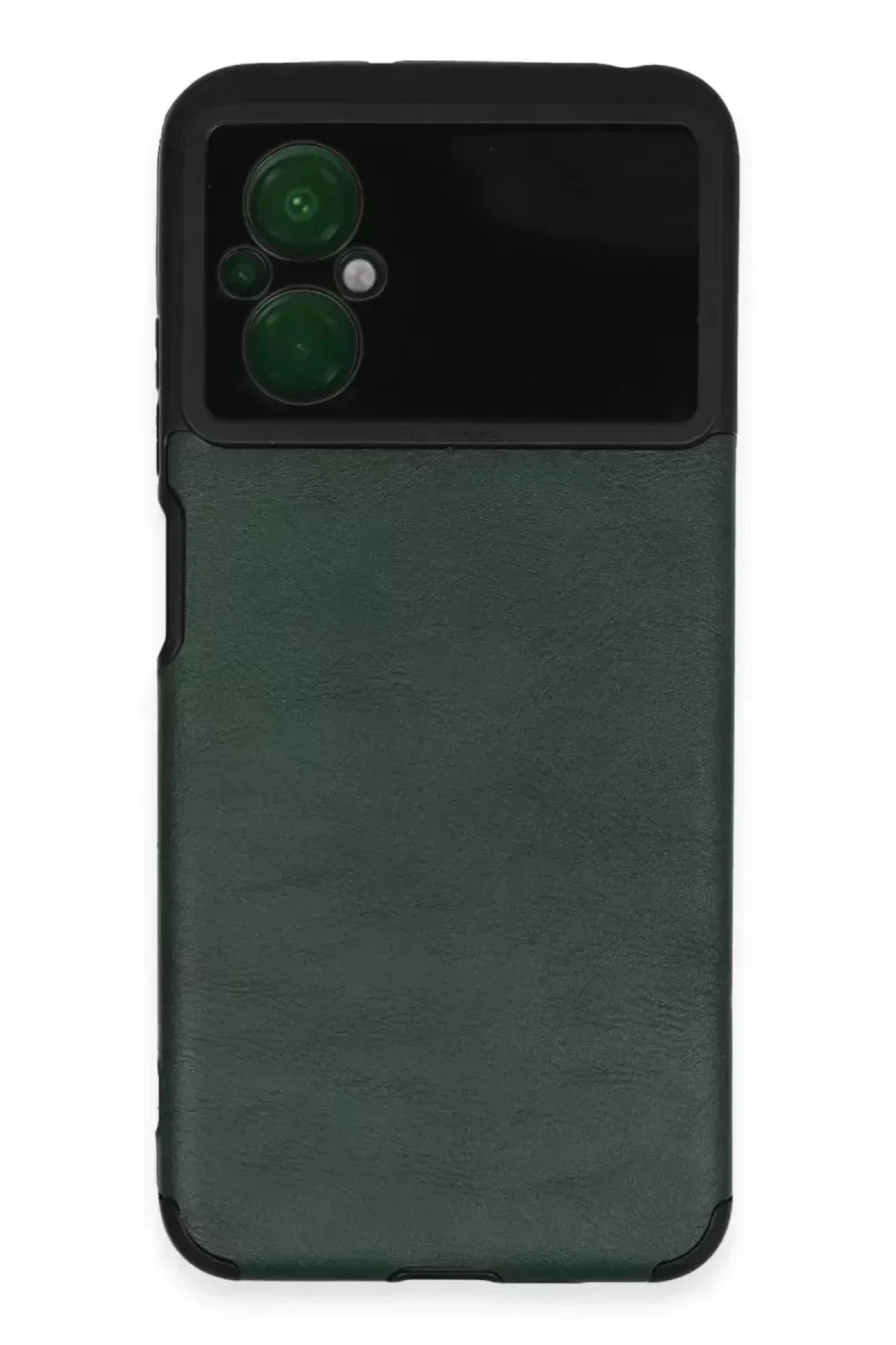Newface Xiaomi Poco M5 Kılıf Loop Deri Silikon - Yeşil