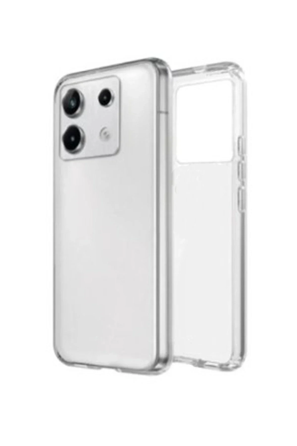Newface Xiaomi Poco X6 Kılıf Lüx Şeffaf Silikon