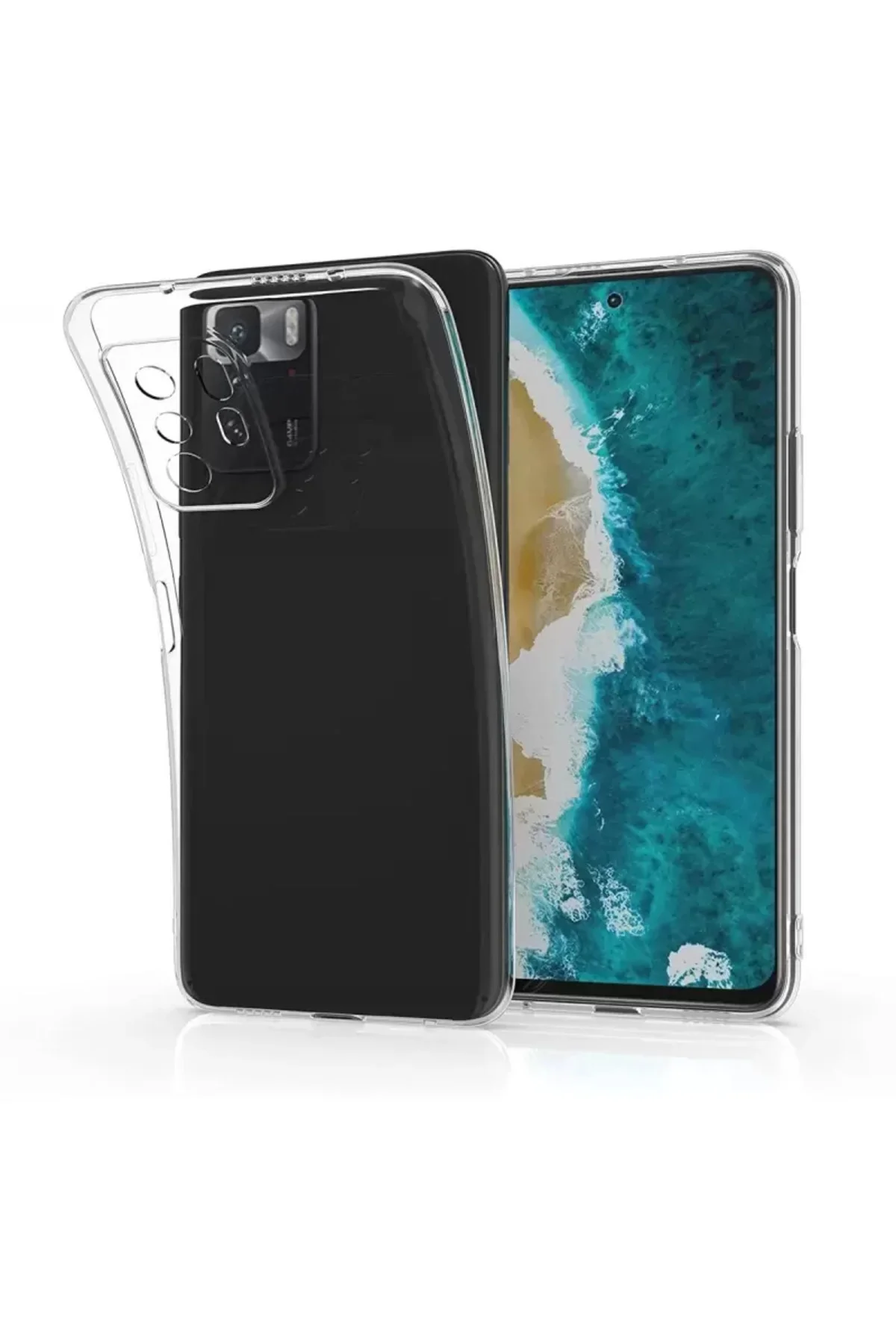 Newface Xiaomi Poco X3 Gt Kılıf Lüx Şeffaf Silikon