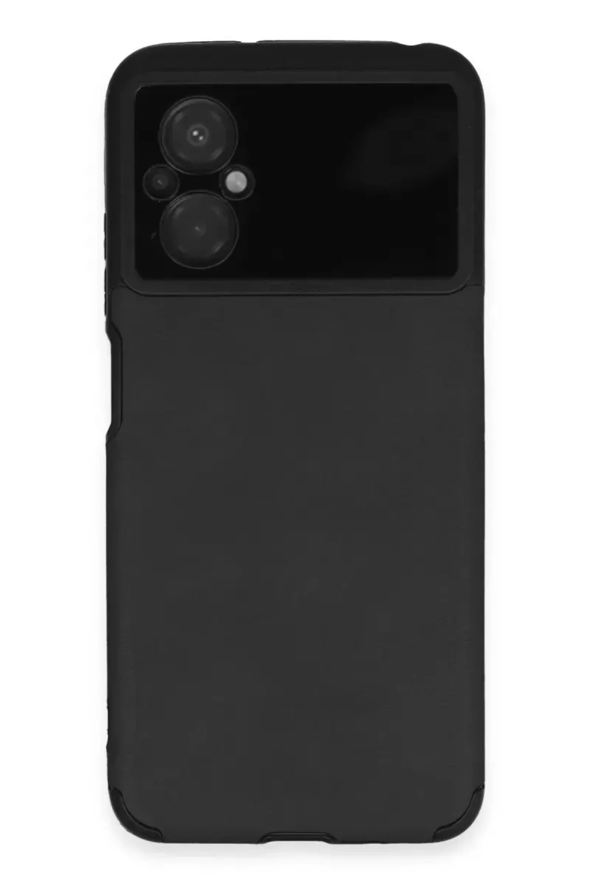 Newface Xiaomi Poco M5 Kılıf Loop Deri Silikon - Siyah