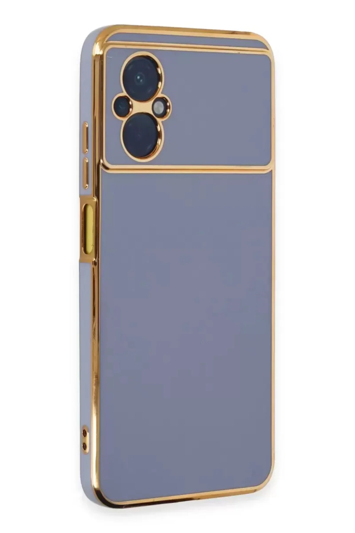Newface Xiaomi Poco M5 Kılıf Volet Silikon - Mavi