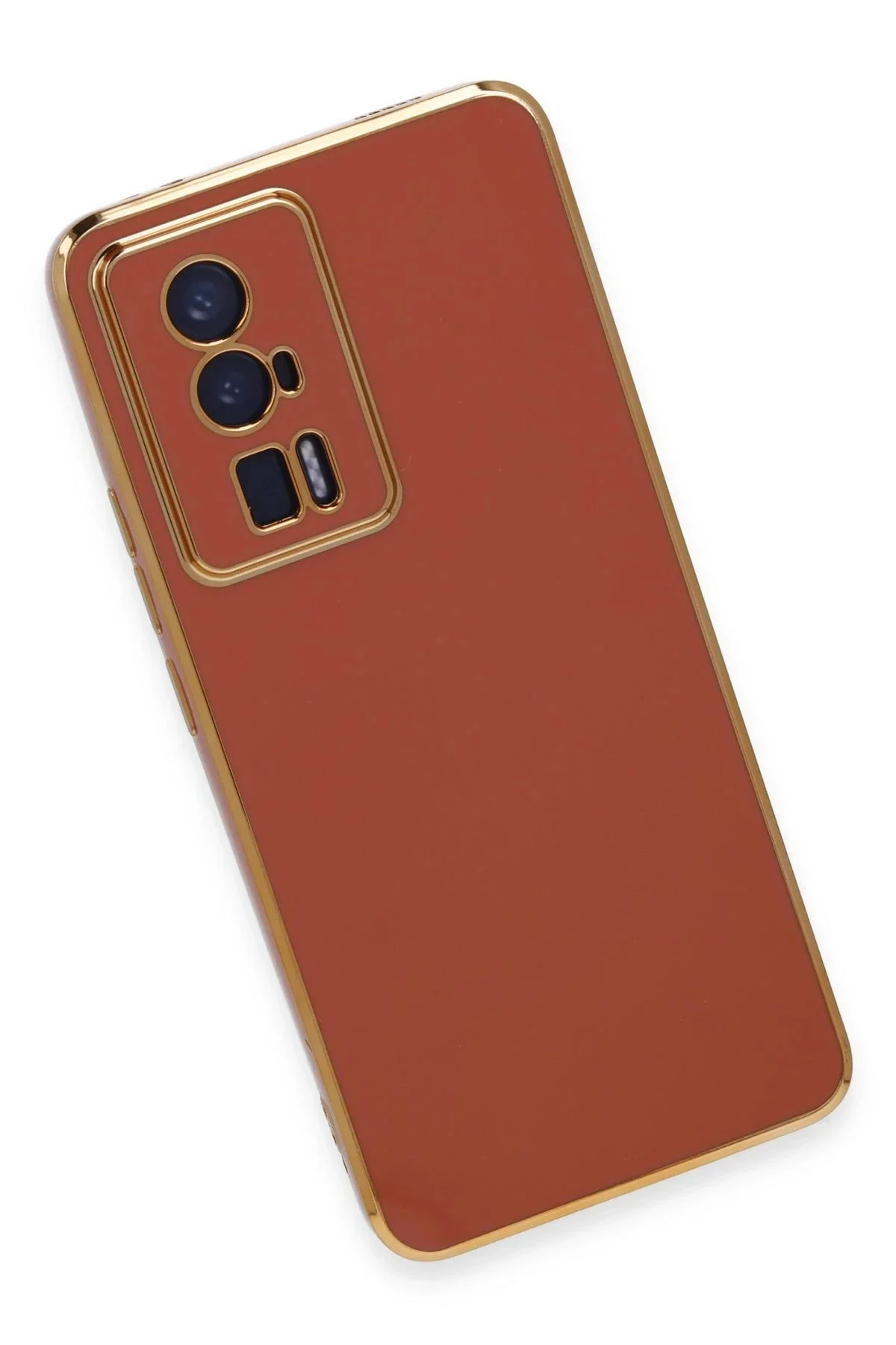 Newface Xiaomi Poco F5 Pro Kılıf Volet Silikon - Kırmızı