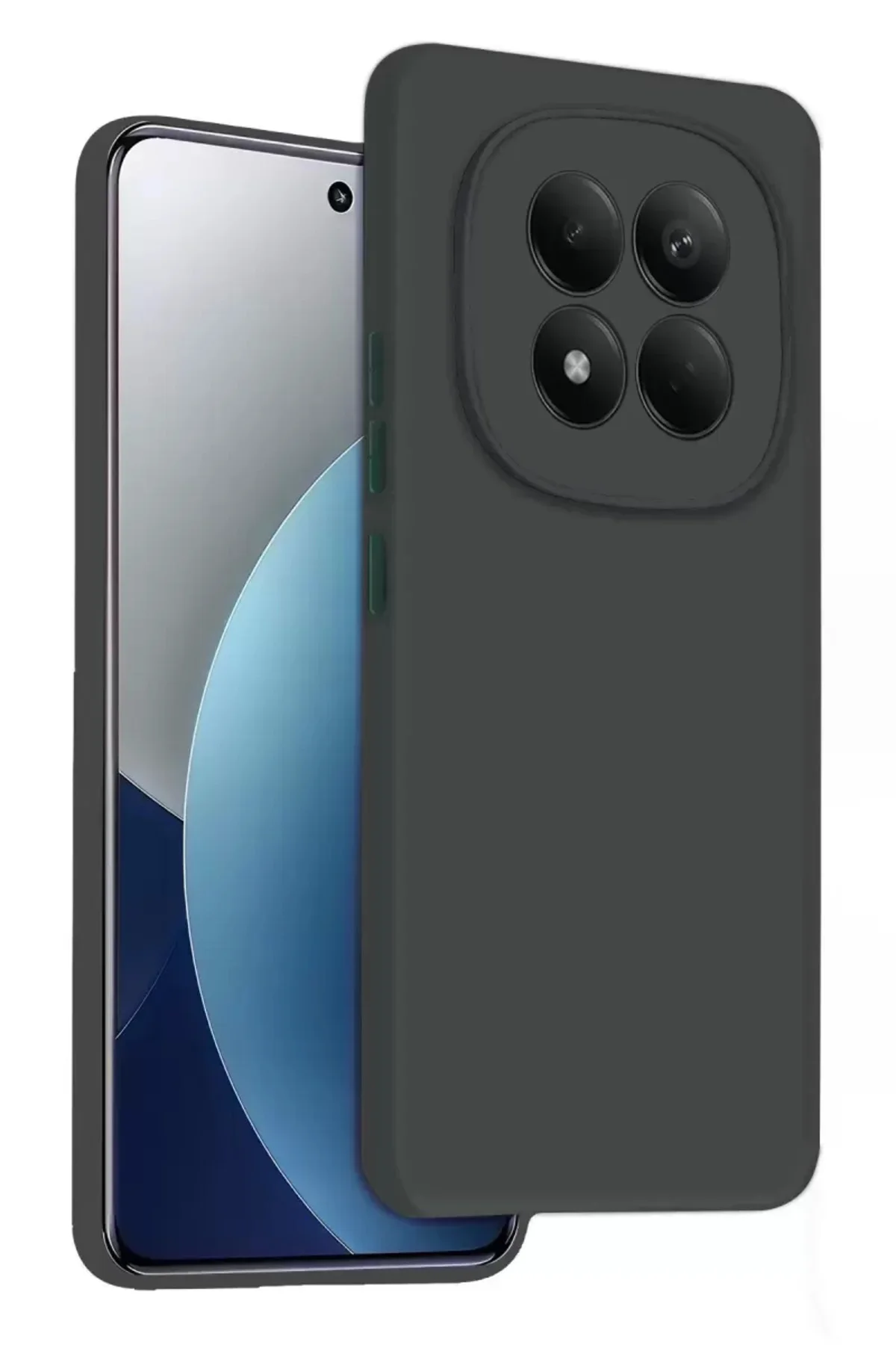 Newface Xiaomi Redmi Note 15 Pro 4g First Silikon - Koyu Yeşil