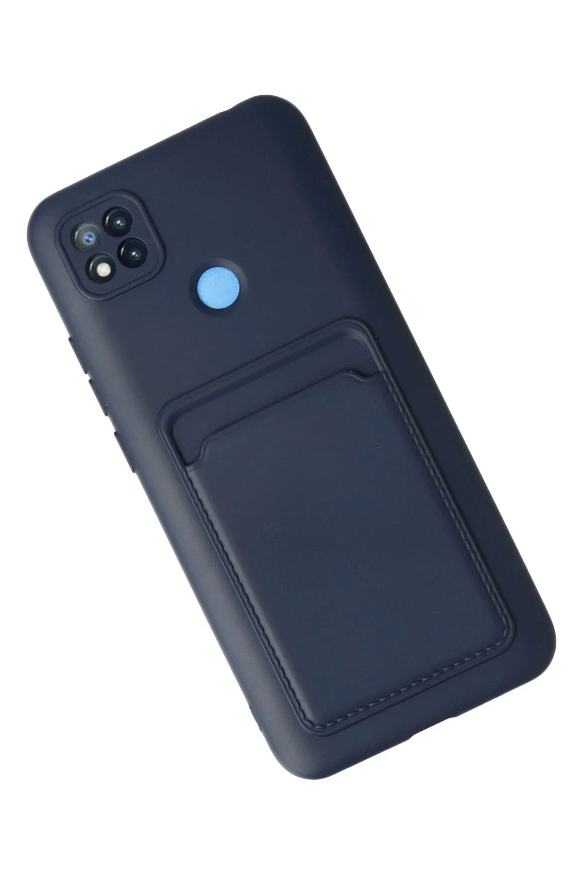 Newface Xiaomi Redmi 9c Kılıf Kelvin Kartvizitli Silikon - Lacivert