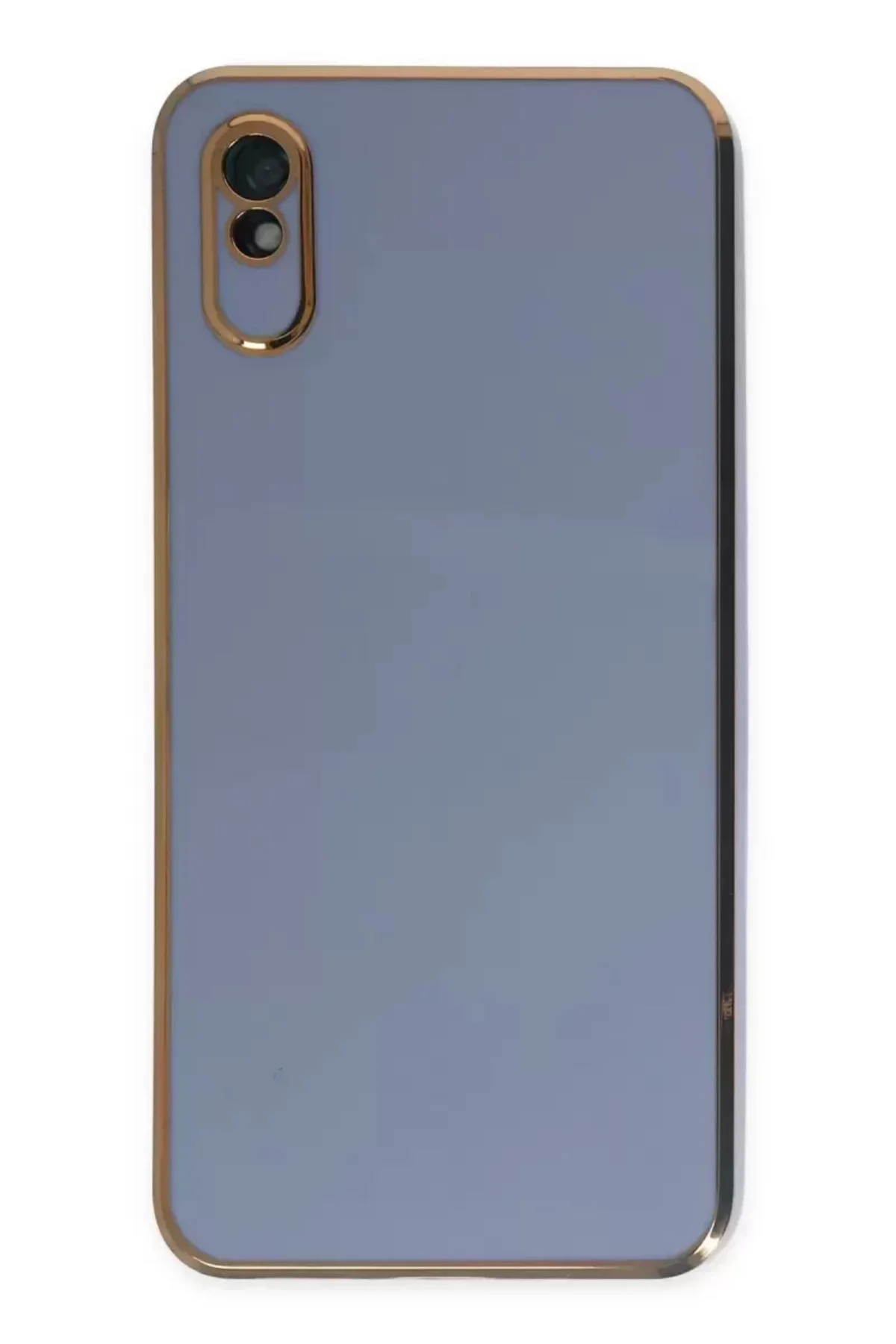 Newface Xiaomi Redmi 9a Kılıf Volet Silikon - Mavi