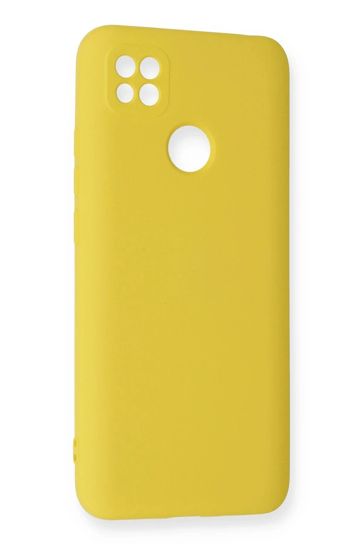 Newface Xiaomi Redmi 9c Kılıf Nano İçi Kadife Silikon - Sarı