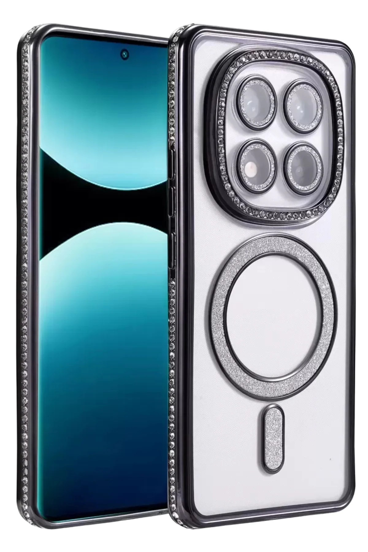 Newface Xiaomi Redmi Note 15 Pro 4g Joke Simli Magneticsafe Kılıf - Siyah