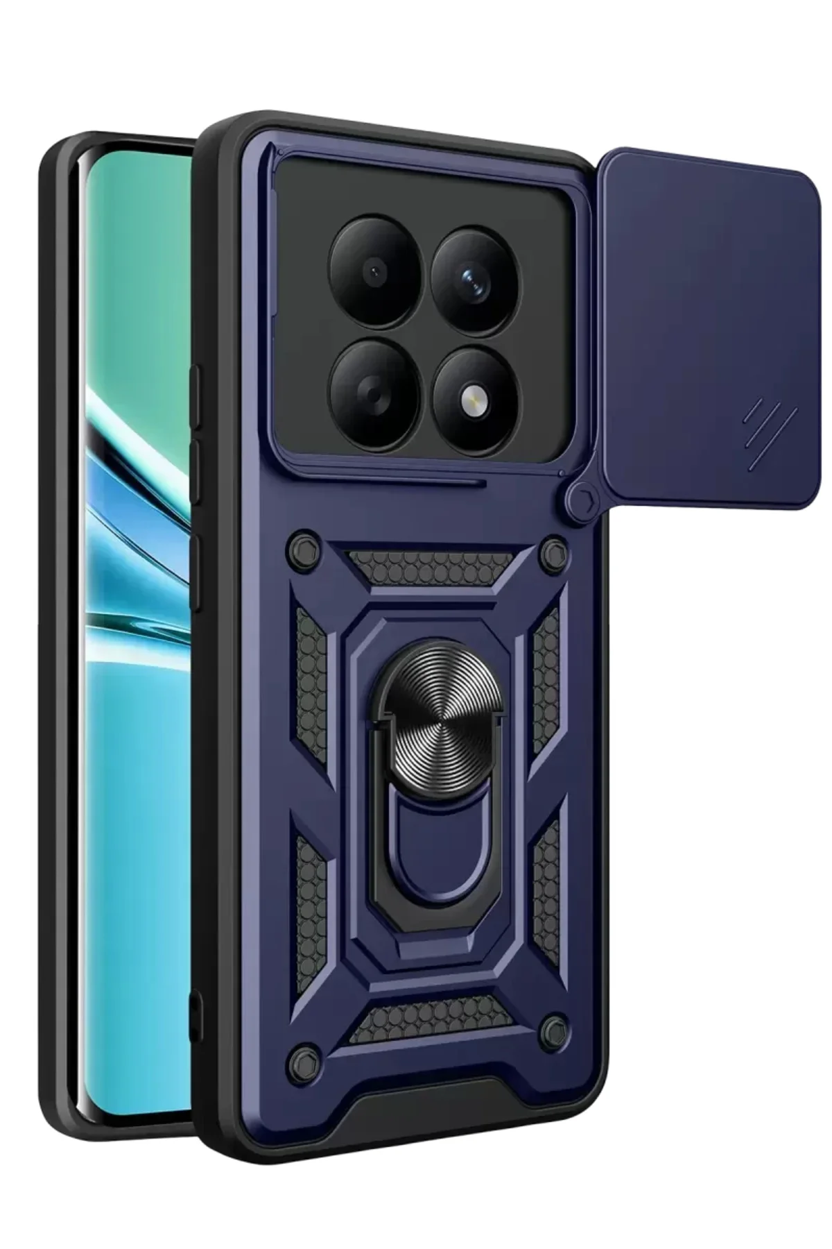 Newface Xiaomi Redmi Note 15 4g Pars Lens Yüzüklü Silikon - Laciv