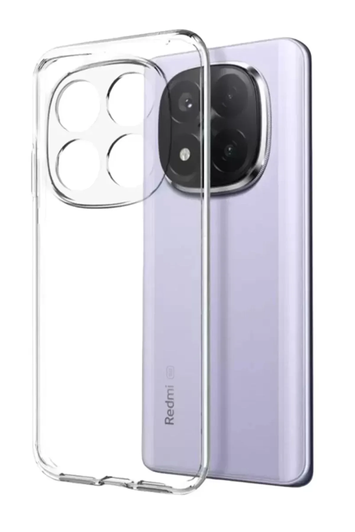 Newface Xiaomi Redmi Note 15 Pro 5g Lüx Şeffaf Silikon - Şeffaf