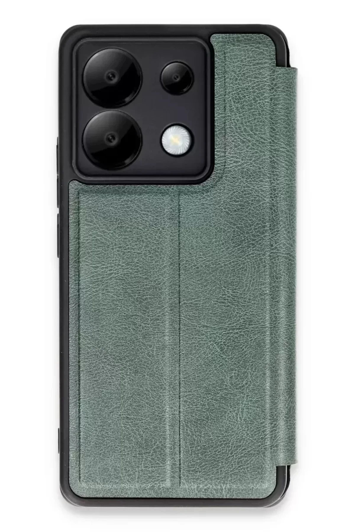 Newface Xiaomi Redmi Note 13 Pro 5g Kılıf Flip Cover - Koyu Yeşil