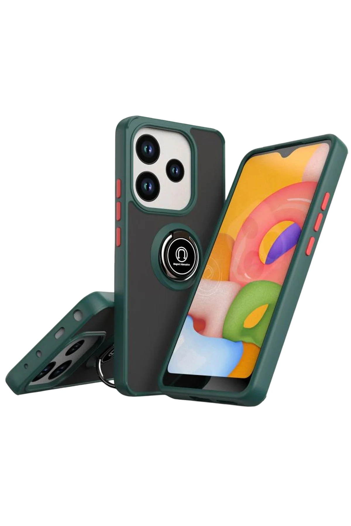 Newface Xiaomi Redmi Note 14 4g Montreal Yüzüklü Silikon Kapak - 