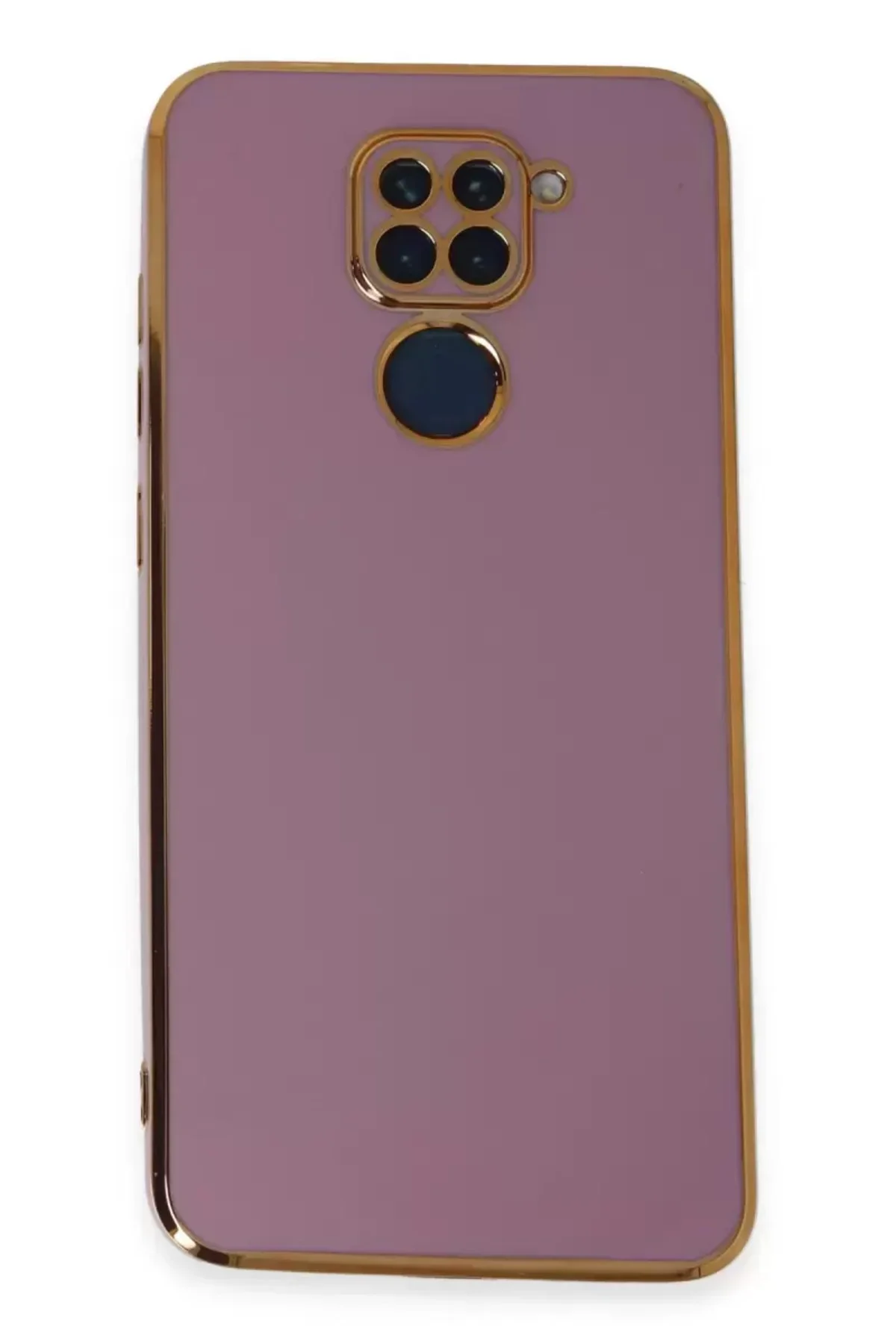 Newface Xiaomi Redmi Note 9 Kılıf Volet Silikon - Mor