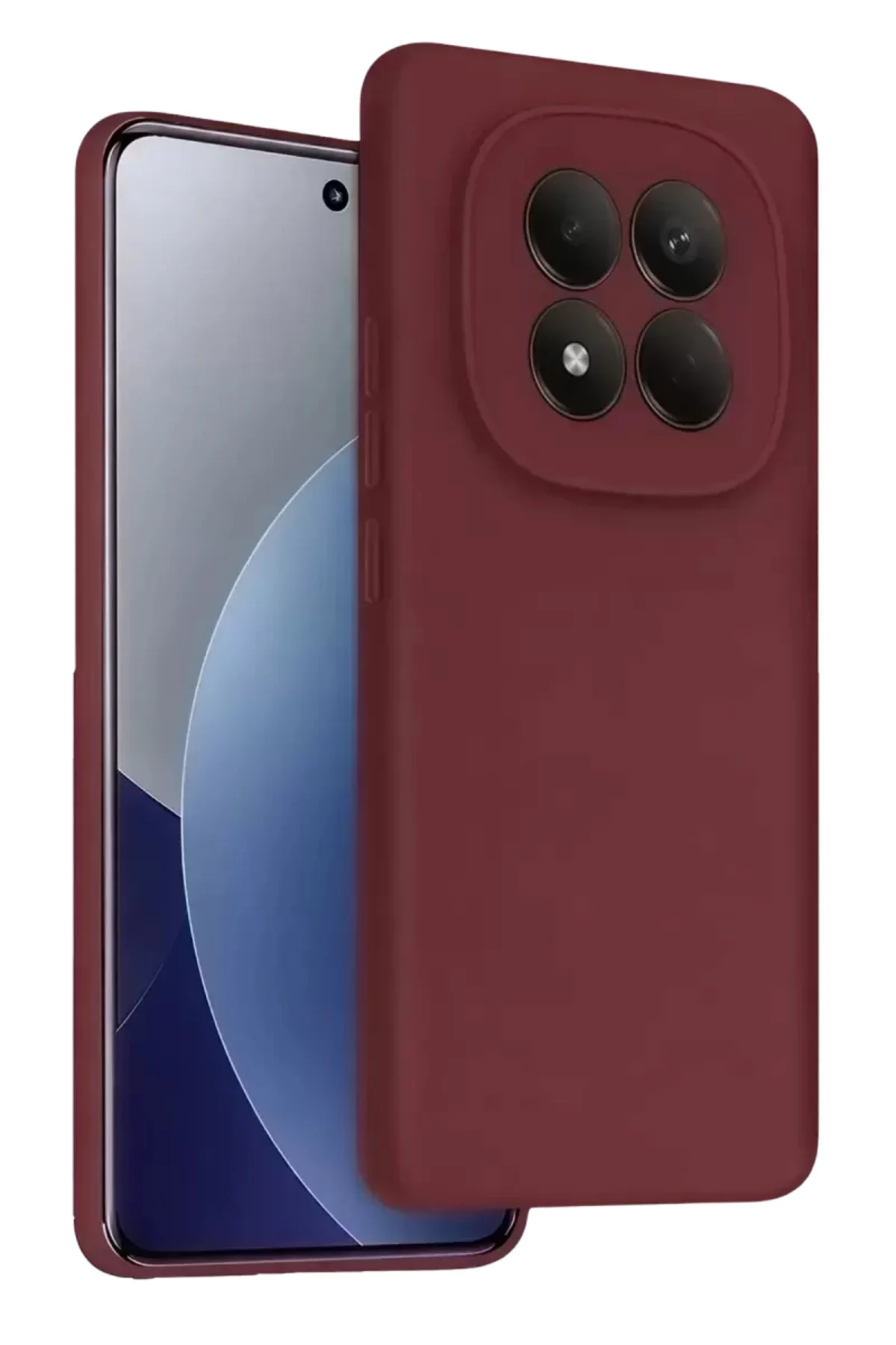 Newface Xiaomi Redmi Note 15 Pro 4g First Silikon - Bordo