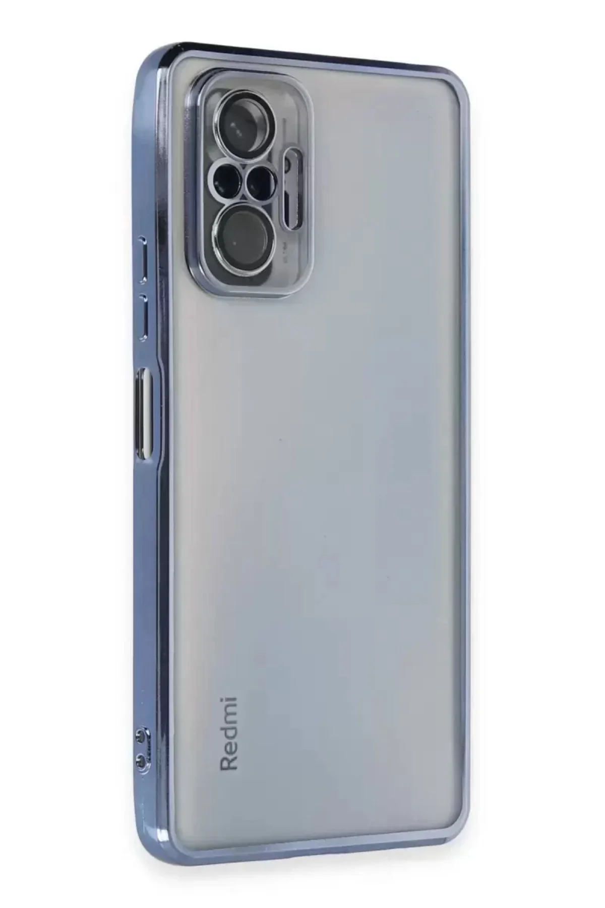 Newface Xiaomi Redmi Note 10 Pro Kılıf Razer Lensli Silikon - Açı