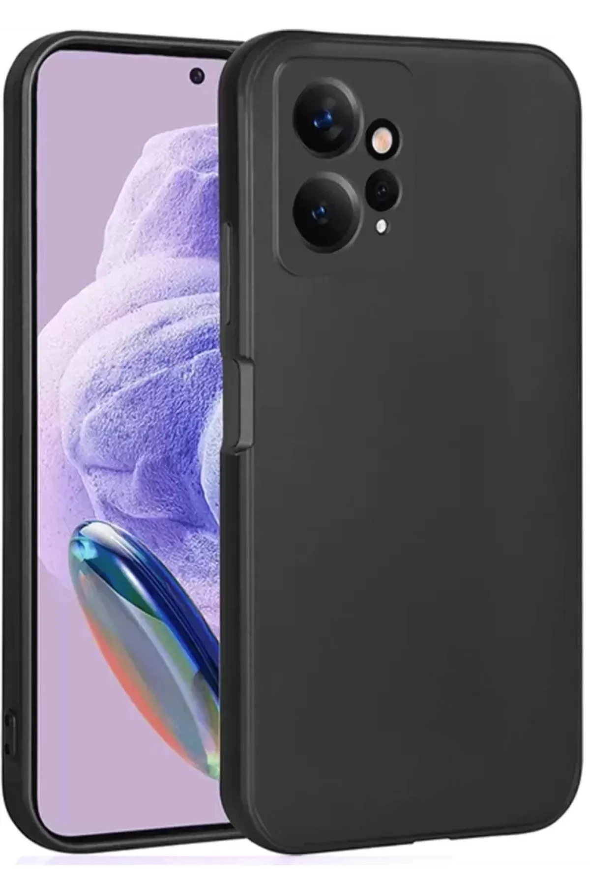 Newface Xiaomi Redmi Note 12 4g Kılıf First Silikon - Siyah